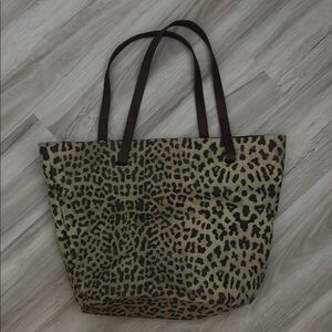 Leopard Print Tote Bag